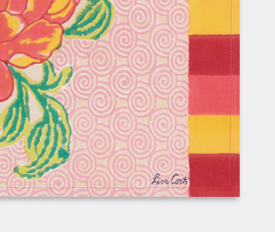 Lisa Corti Table Linens Pink Uni In Pink