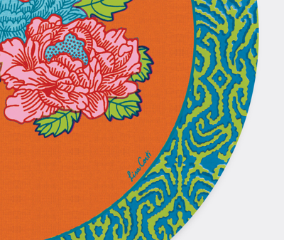 Lisa Corti Table Linens Orange Uni In Orange