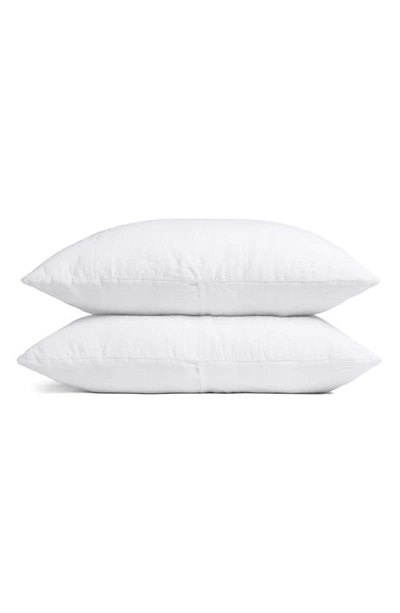 Shop Parachute Set Of 2 Everyday Linen Shams In White