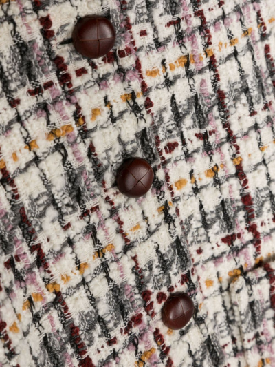 Bonpoint Button-up Tweed Jacket In Neutrals