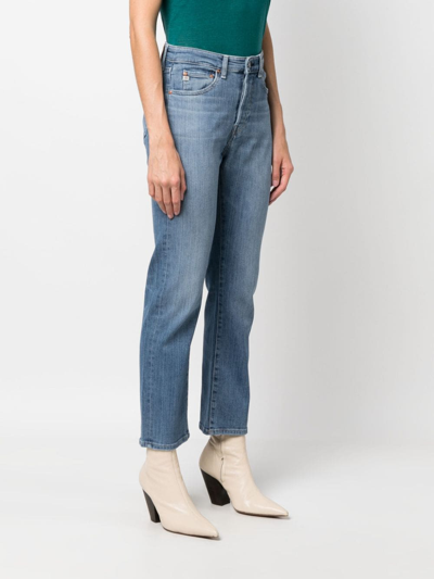 Shop Ag American Straight-leg Jeans In Blue