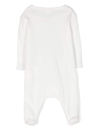 Shop Stella Mccartney Bear-print Cotton Pyjama In White