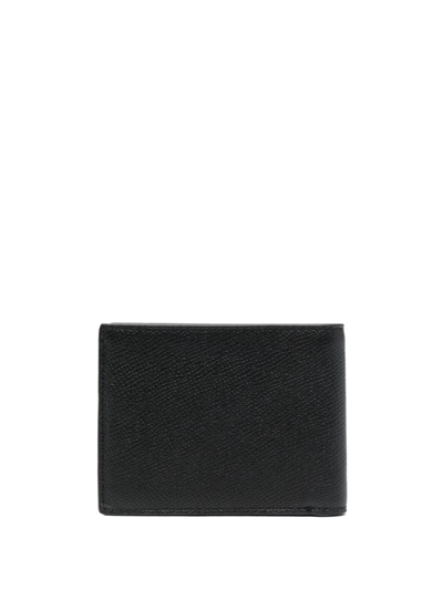Shop Coach Logo-plaque Bi-fold Wallet In Black
