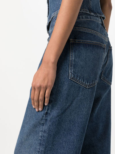 Agolde High-rise Straight-leg Jeans In Blue