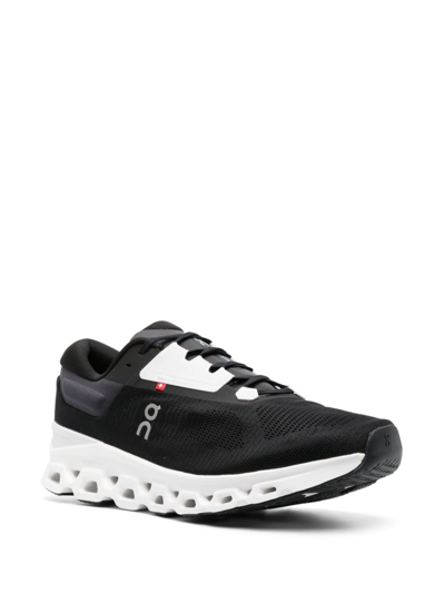 On Running Cloudstratus Running Sneakers In Black