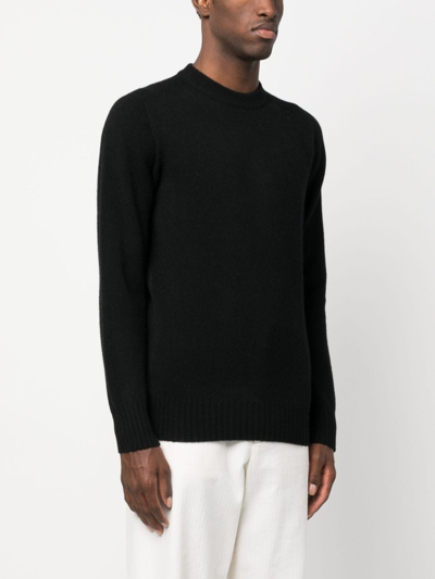 Altea Crew-neck Wool-blend Jumper In Black