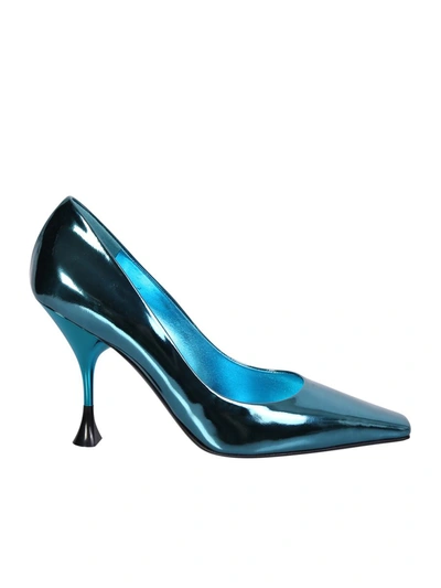 3juin Bahia Vegas Sky Stilello Heels In Blue