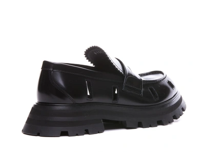 Shop Alexander Mcqueen Flat Shoes In Black