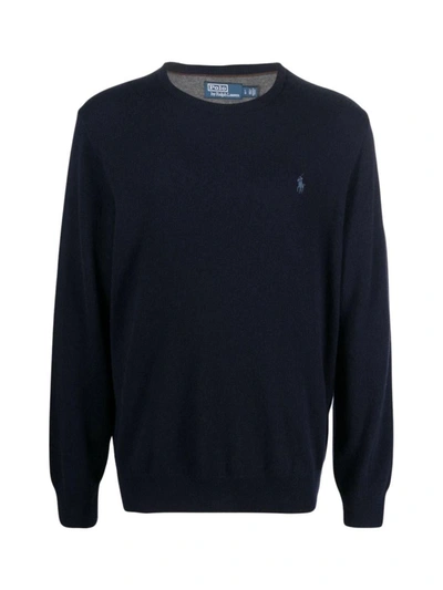 Shop Polo Ralph Lauren Long Sleeve Basic Pullover Clothing In Blue