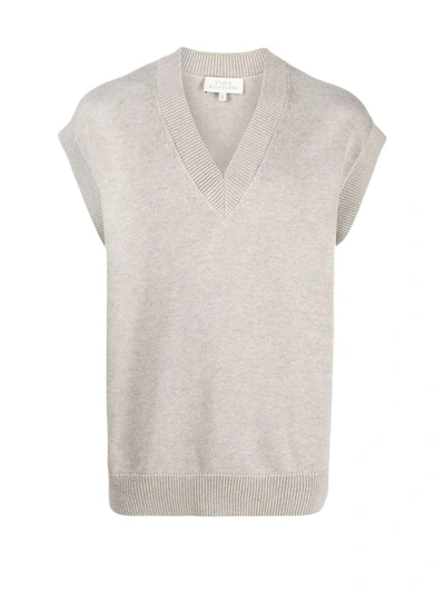 Studio Nicholson Knitwear Knitted Vest Clothing In Brown
