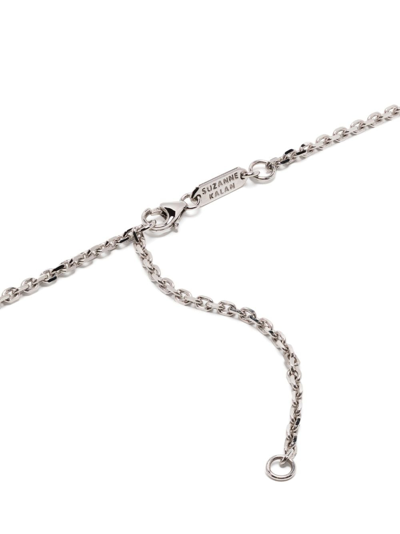 Shop Suzanne Kalan 18kt White Gold Sapphire Necklace