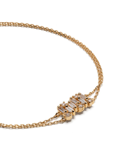 Shop Suzanne Kalan 18kt Yellow Gold Pulley Diamond Bracelet