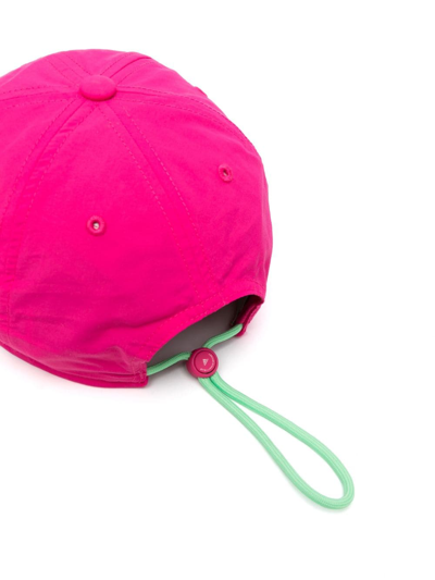 Shop Adidas By Stella Mccartney Logo-patch Baseball Cap In Pink