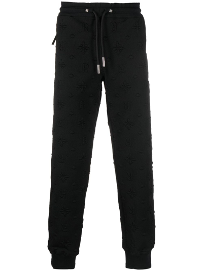 Shop John Richmond Likai Embroidered Trousers In Black