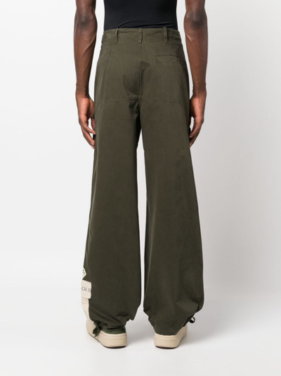 Shop A-cold-wall* Ando Cargo Trousers In Green