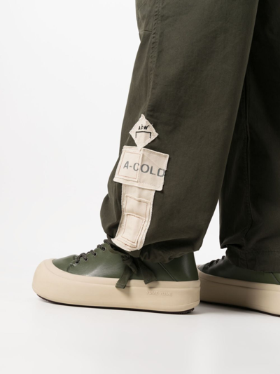 Shop A-cold-wall* Ando Cargo Trousers In Green