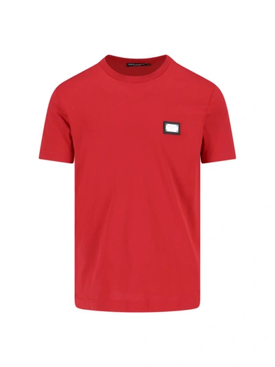 Shop Dolce & Gabbana T-shirts And Polos In Red