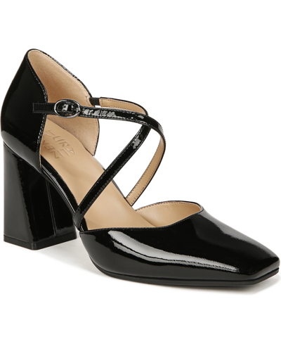 Shop Naturalizer Leesha Mary Jane Pumps In Black Patent Leather