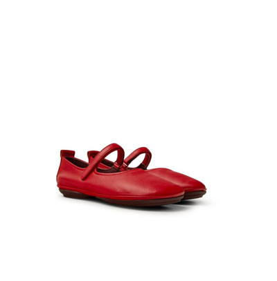 Shop Camper Women's Right Nina Mary Jane Shoes In Bright Red