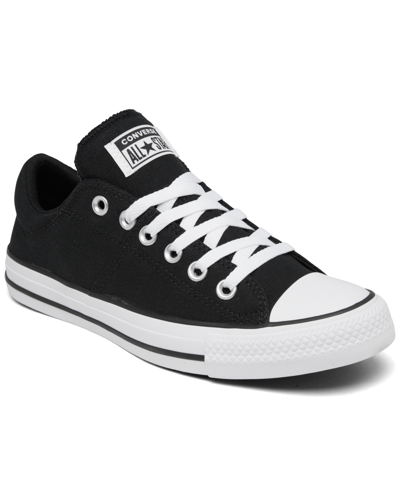 Shop Converse Women's Chuck Taylor Madison Low Top Casual Sneakers From Finish Line In Black