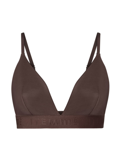 Shop Item M6 Women's All Mesh Triangle Bralette In Cacao