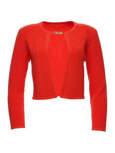 Shop Ser.o.ya Women's Blaire Cardigan In Blood Orange
