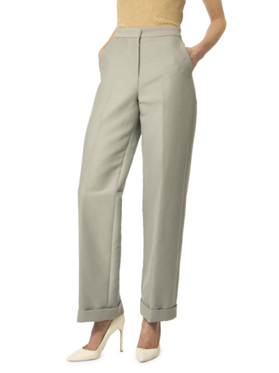 Shop Interior Women's The Nico Straight-leg Trousers In Slate