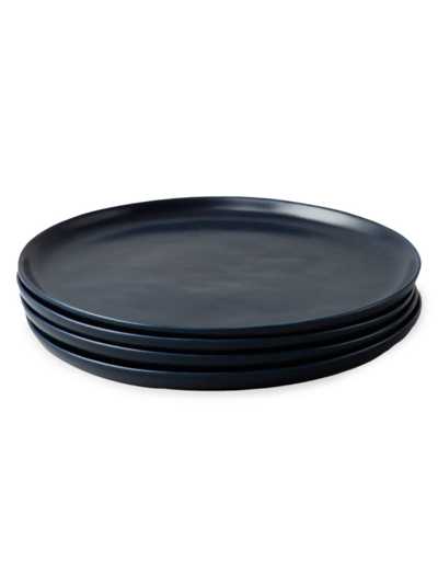 Shop Fable The Salad Plates In Midnight Blue