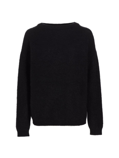 Shop Acne Studios Women's Dramatic Mohair-blend Sweater In Black