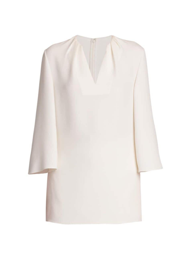 Shop Valentino Women's Cady Couture Chain-embellished Blouse In Ivory