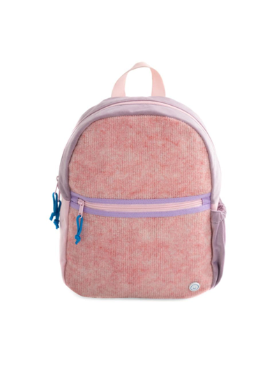 Shop Becco Bags Kid's Hook & Loop Sport Backpack In Pink Lavender
