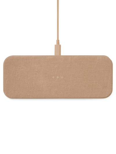Shop Courant Catch:2 Essentials Wireless Charger In Beige