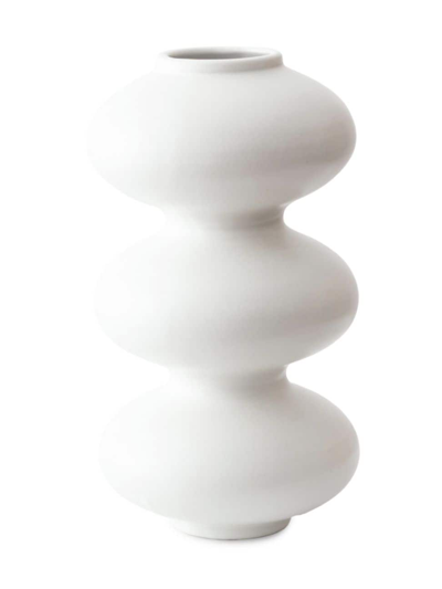 Shop Forma Rosa Studio Wave Form Vase In Matte In White