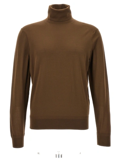 Shop Tom Ford High Neck Sweater Sweater, Cardigans Brown