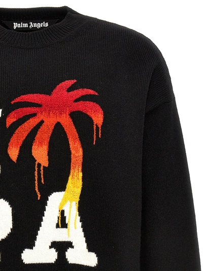 Shop Palm Angels I Love Pa Sweater, Cardigans Black