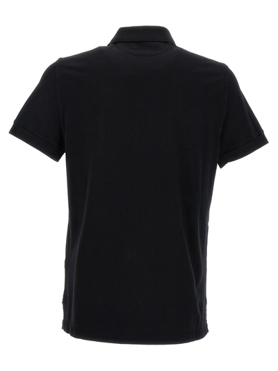 Shop Tom Ford Logo Embroidery  Shirt Polo Black