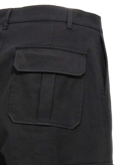 Shop Moschino Logo Embroidery Pants Black