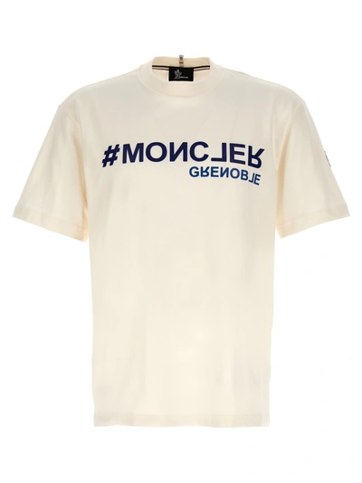 Shop Moncler Logo T-shirt White