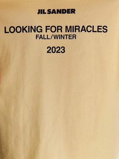 Shop Jil Sander Looking For Miracles T-shirt White