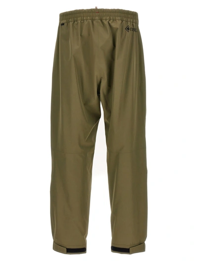 Shop Moncler Nylon Pants Green