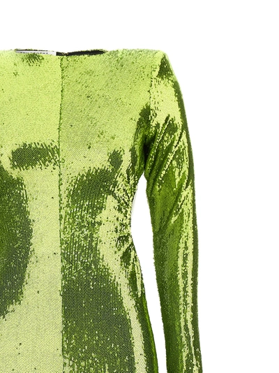 Shop Philosophy Sequin Long Dress Dresses Green