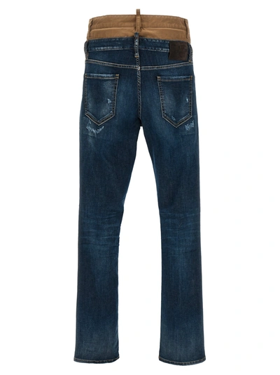 Shop Dsquared2 Skinny Twin Pack Jeans Blue
