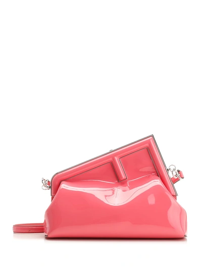 Shop Fendi Strawberry  First Handbag In Rose