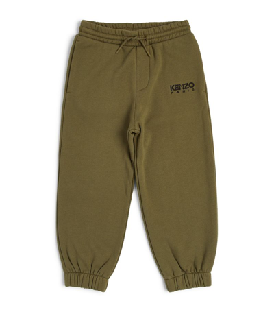 Shop Kenzo Sweatpants (2-14 Years) In Green