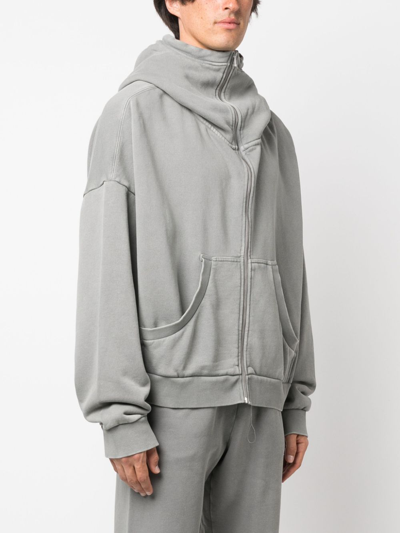 Entire Studios Gray Full Zip Hoodie In 灰色
