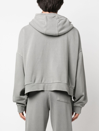 Entire Studios Gray Full Zip Hoodie In 灰色