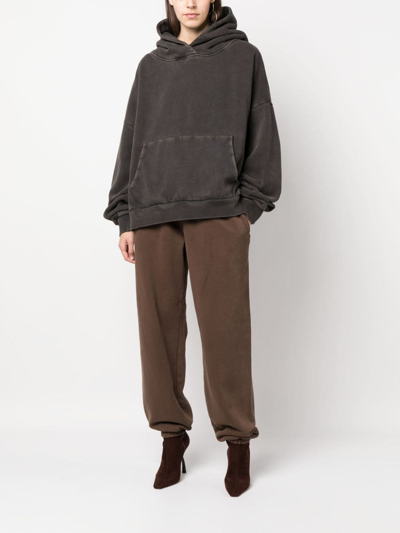 Entire Studios Heavy Hood Washed Cotton Hoodie In Black | ModeSens