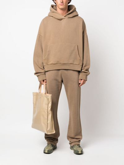 Entire Studios Oversized Organic Cotton Hoodie With Drop Shoulder In 中性色