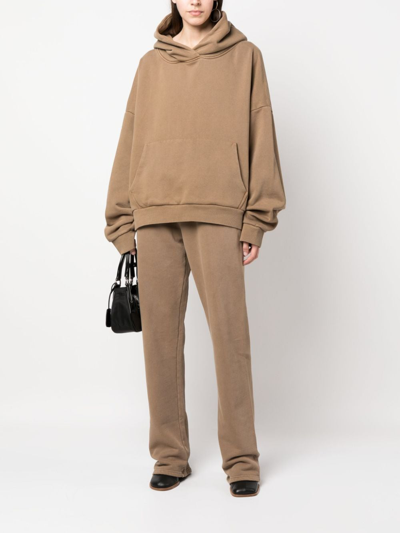 Entire Studios Oversized Organic Cotton Hoodie With Drop Shoulder In 中性色