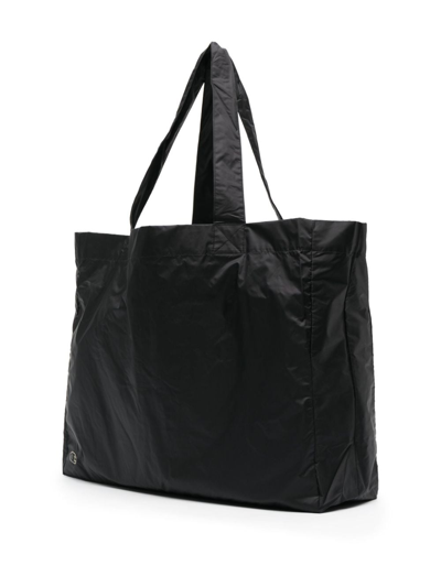 Rick Owens X Champion X Champion Logo-embroidered Tote Bag In 黑色